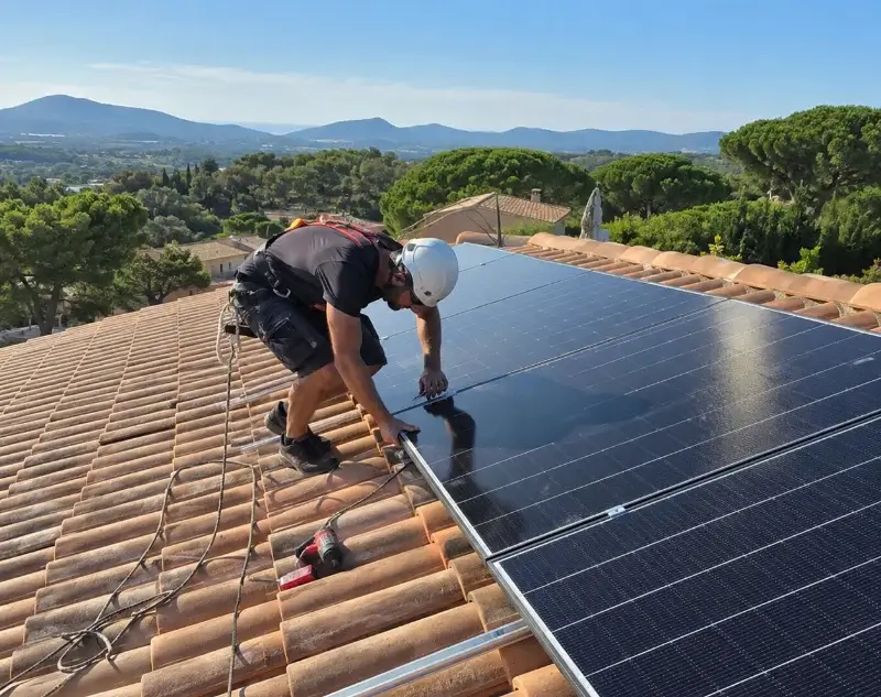 Installateur panneaux solaires Simiane-Collongue — pose photovoltaïque sur toiture