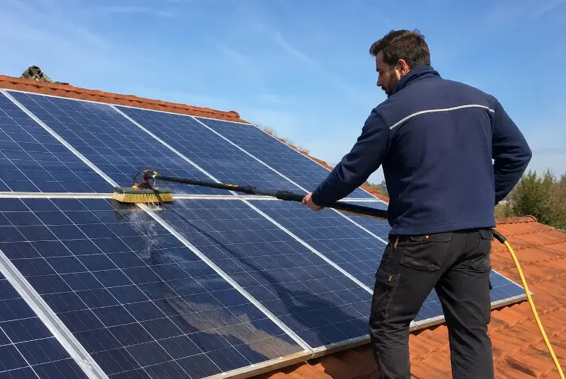 Nettoyage et entretien de panneaux solaires à Simiane-Collongue