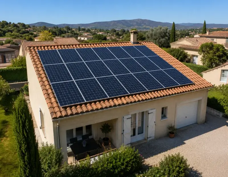 Prime à l'autoconsommation panneaux solaires Simiane-Collongue — aide financière de l'État